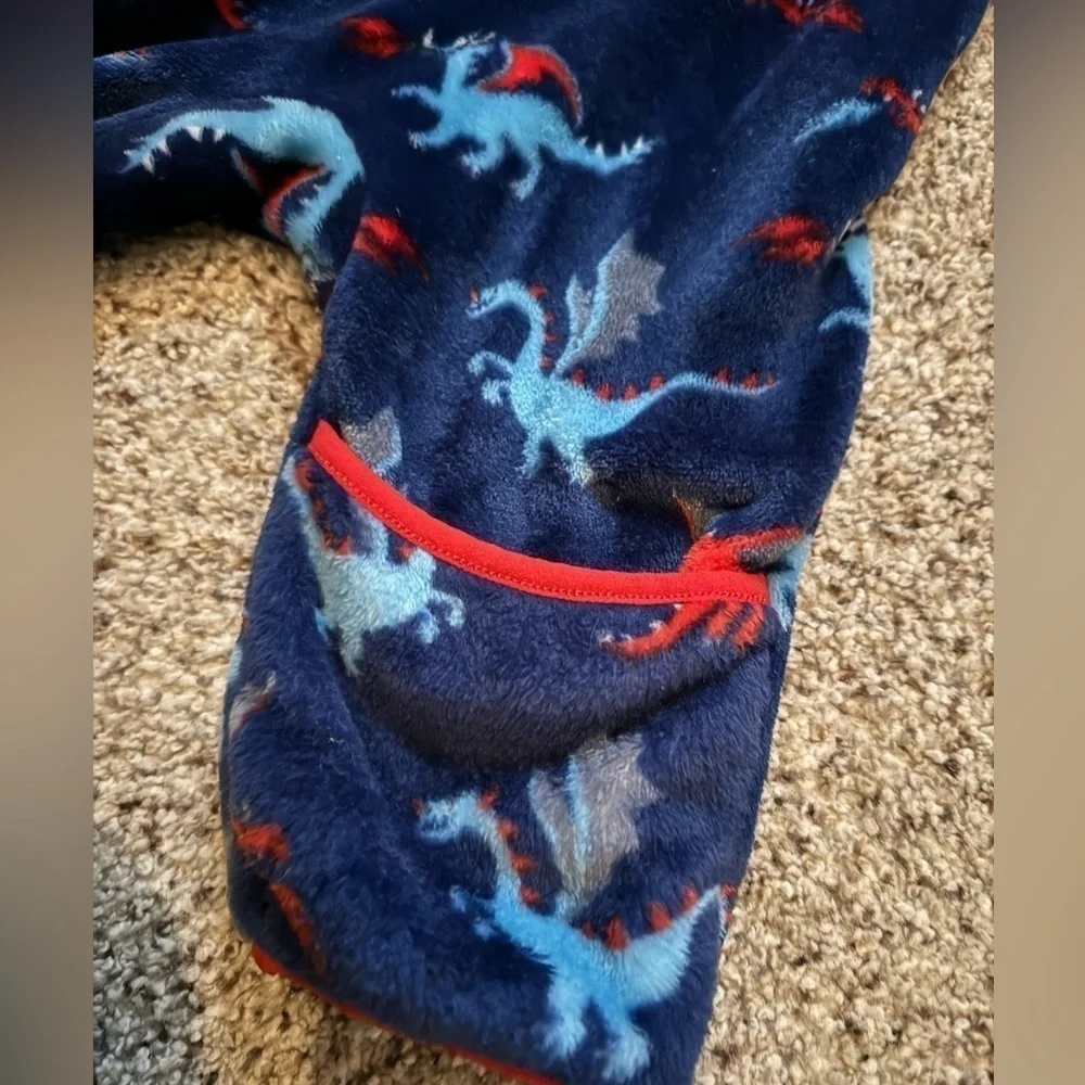 Hatley Baby Bundler‎ Warm Onepiece Dinosaur print hood